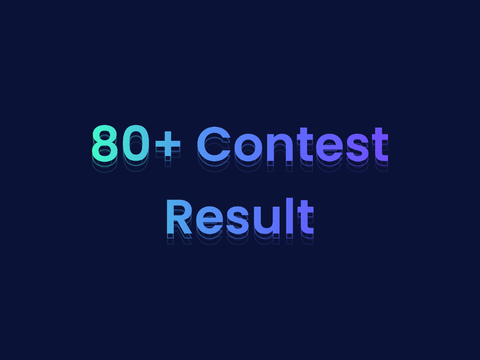 80+ Intro Contest Result
