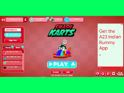 MY SMASH KARTS STATS!!!