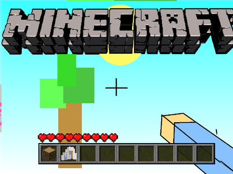 minecraft 3d mixed to 2d remix