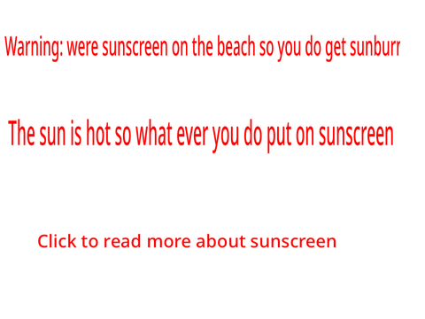 Sunscreen 