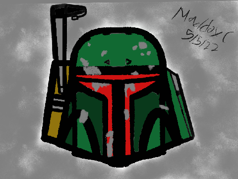 Boba Fett drawing