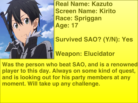 Sword Art Online: Land of Fairies VIP Card - Kirito
