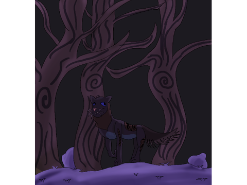 DeerFrost, a warrior cat oc