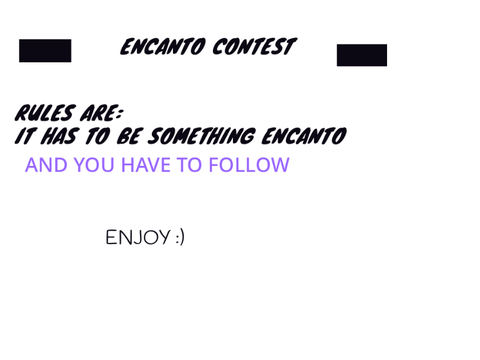 ENCANTO CONTEST #CONTEST