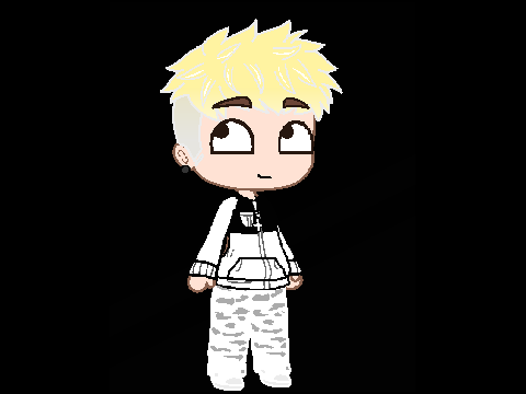 I made a gacha character that looks like me in irl