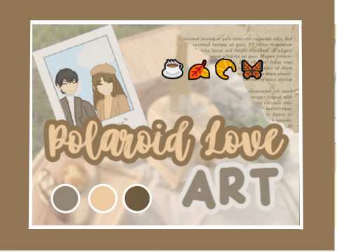 ꒰ a r t - polaroid love ୨୧ 