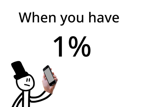 When you have 1%