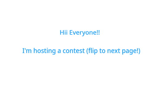 Contest 1! (Contest ended)