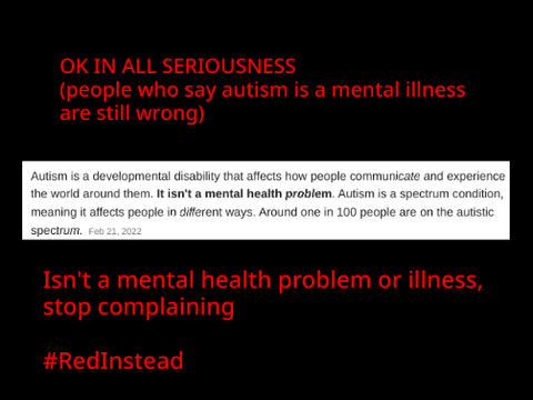 "Is autism a mental illness?" Question answered remix