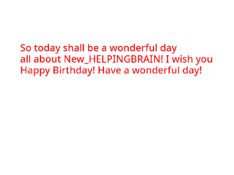 Birthday project contest remix