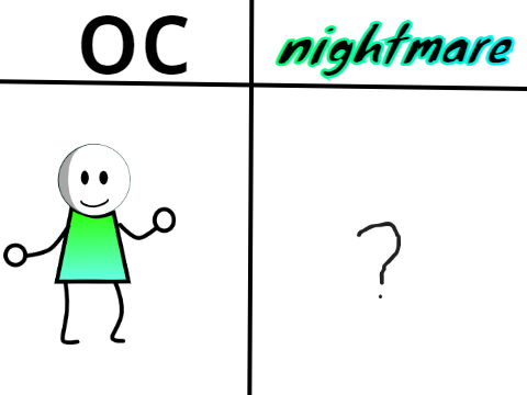 give me ur oc and i will make it a nightmare version remix