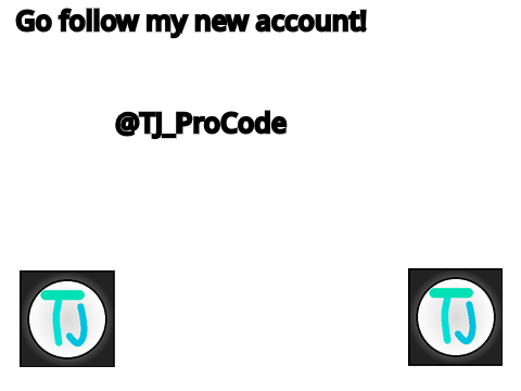 Follow my new account!