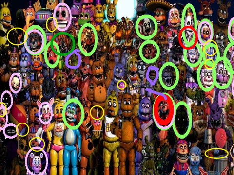 circle your fav FNaF animatronic remix 2 remix remix remix remix remix
