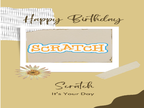 Happy B-Day Scratch