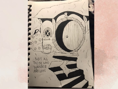 "Not All Who Wander Are Lost" - LOTR Fanart