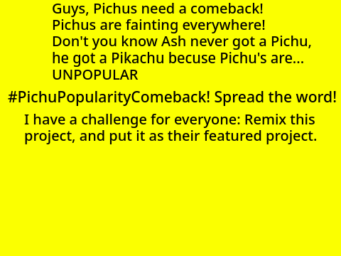 PICHUS MATTER EVERYONE!!!! remix