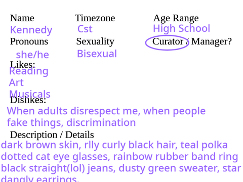 gaehive info sheet [ template ] remix