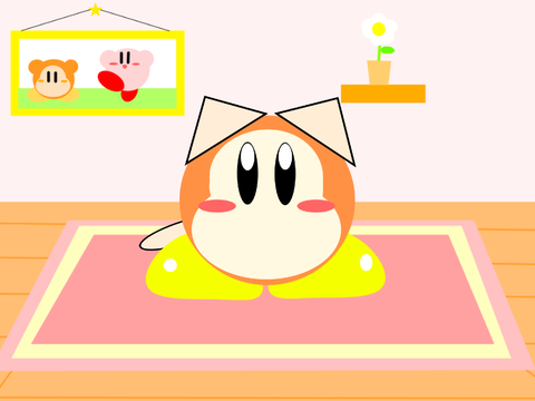 ねこワドルディをなでなでする癒し系ゲーム -