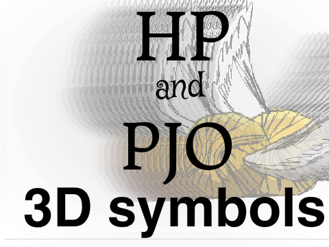 ⚡Ψ 3D HP and PJO Symbols 