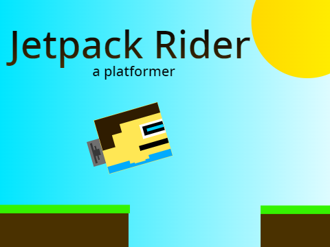 Jetpack Rider a platformer