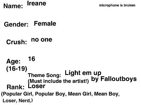 Ivy Coast HighSchool RP Sign Up Sheet remix