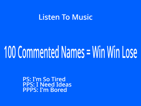 Comment Your Name To Make My Mailbox Full And To Make Me Mad