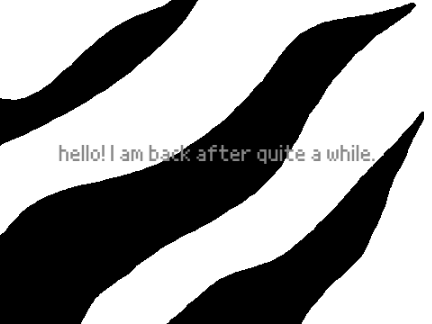 I'm back!