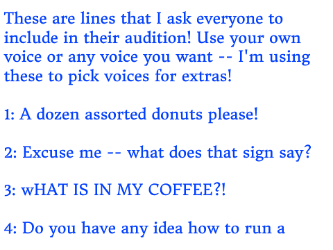 Audition Time!!! -- "Pawsome!" Cast Call remix