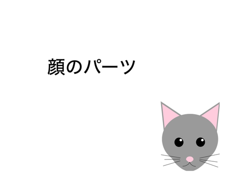 Lesson 2 - 顔のパーツ