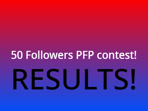 PFP contest results!