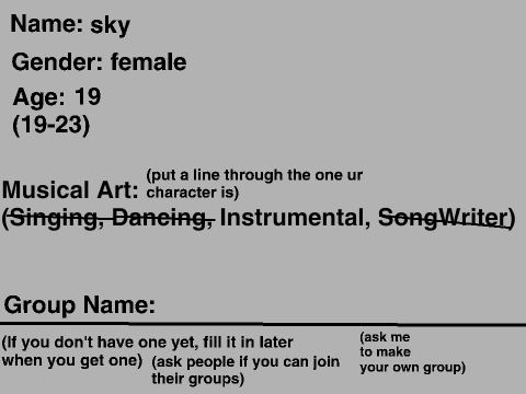 The Academy Of Music RPG - Sign Up Sheet remix