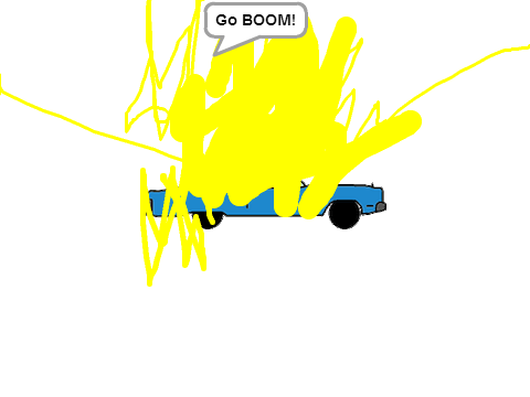 exploding convertible 