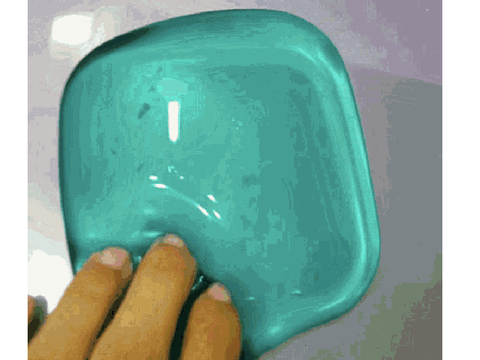 Clear Satisfying Slime Gif