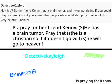 Pray for Kenny!