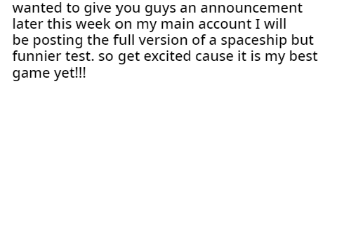 announcement 