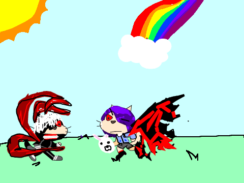 Touka and kaneki visit MagicLand
