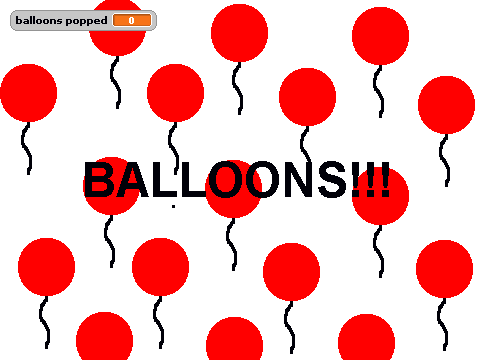 Random Balloon Popper