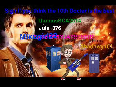 Sign if the 10th Docter is the best!!!! remix remix remix remix remix