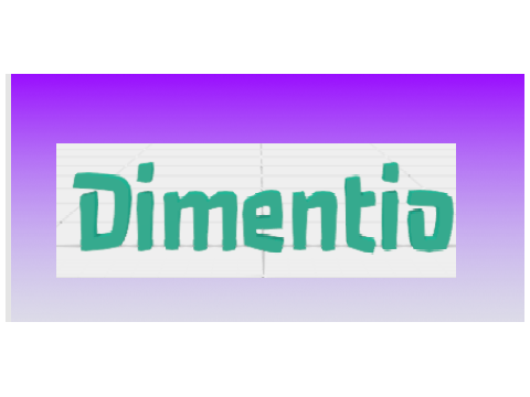 3D text for The logo designs