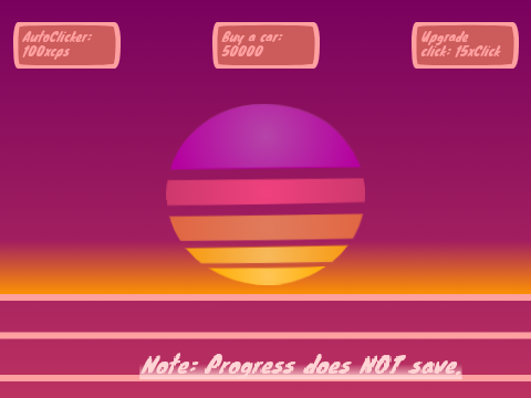 Idle clicker (VAPORWAVE STYLE XD)