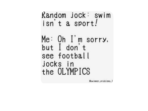 competitive swim humor-