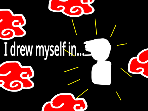 I drew myself in…