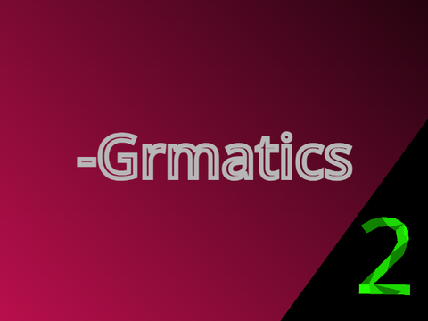  intro for @-Grmatics