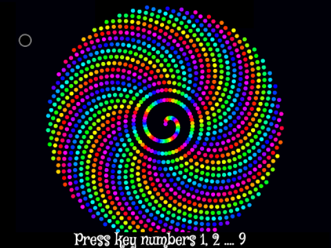 Fermat's Spiral patterns