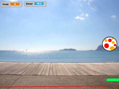 Pong at da beach