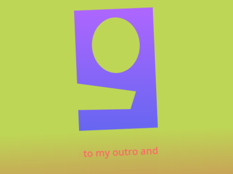 My new outro