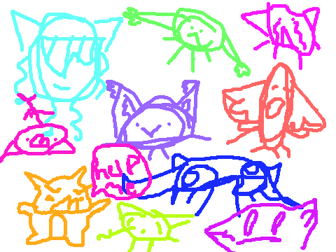 scratch cats family