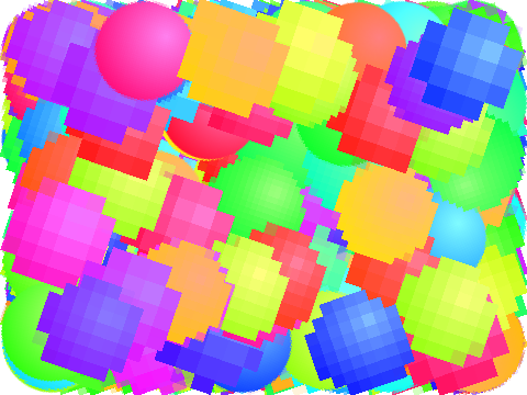 colored dots