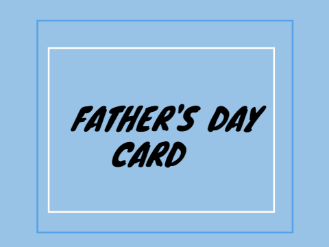 Father's day card