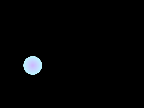 Moving radom ball